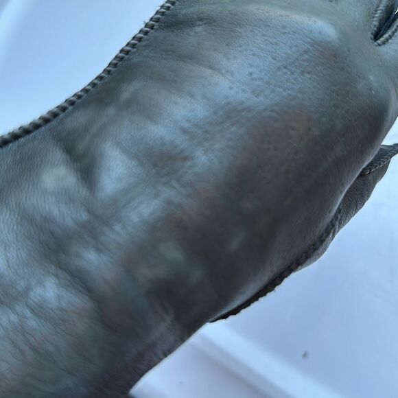 Vintage black deerskin gloves - size 7 - Picture 3 of 6